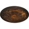 Ekena Millwork Bordeaux Ceiling Medallion (Fits Canopies up to 3 1/4"), Hand-Painted Rust, 22 5/8"OD x 1 3/4"P CM22BORUS - alternate 3